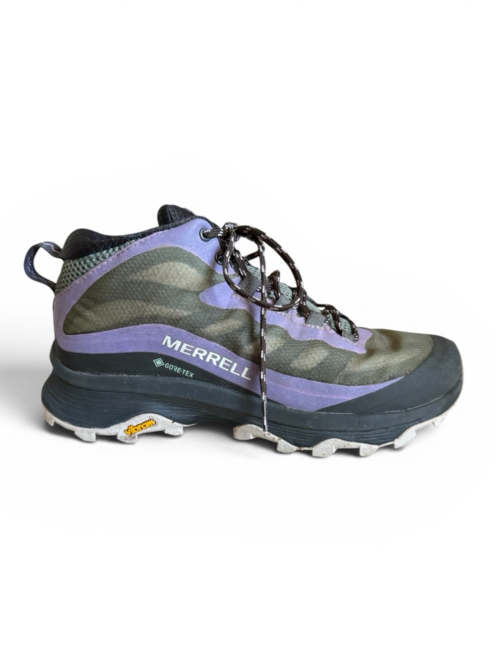 Merrell Moab Speed Mid GORE-TEX Waterproof Hiking Boots Lichen Purple 8.5